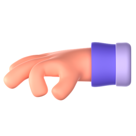 Prendre un geste de la main  3D Icon