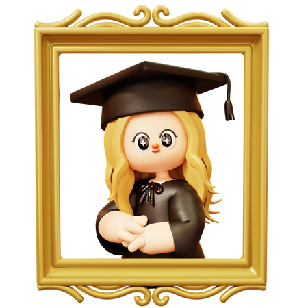 Prendre une photo du diplôme  3D Icon
