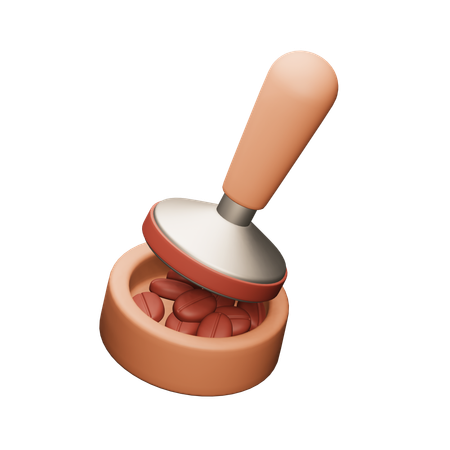 Prensa de café expresso  3D Icon