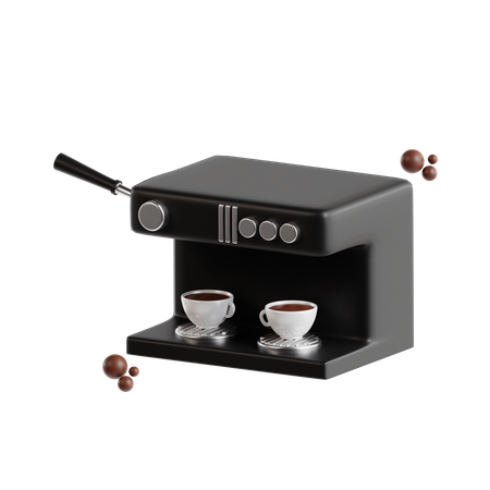 Prensa de café expreso  3D Icon