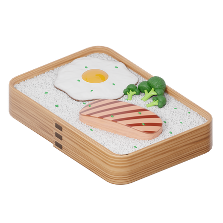 준비된 식사  3D Icon