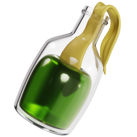 Prepared Molotov Cocktail  3D Icon