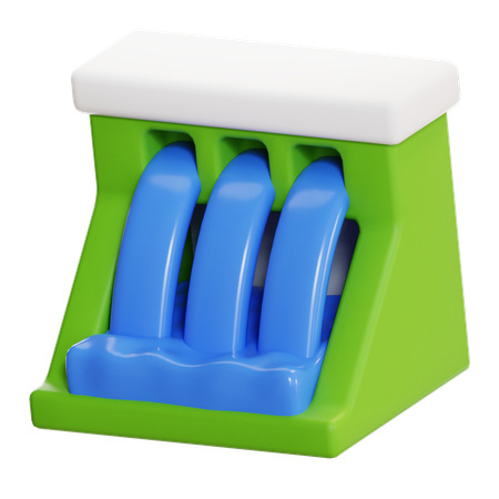 Presa de agua  3D Icon