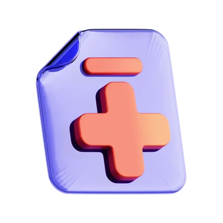 Prescrição  3D Icon