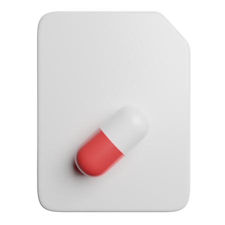 Prescripción  3D Icon