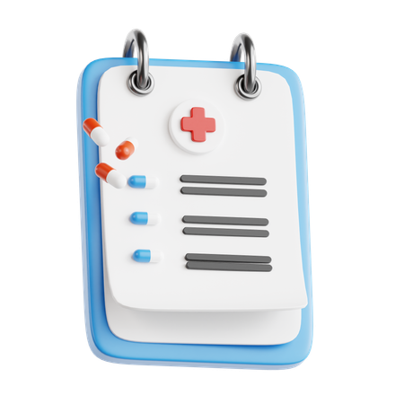 Prescripción  3D Icon