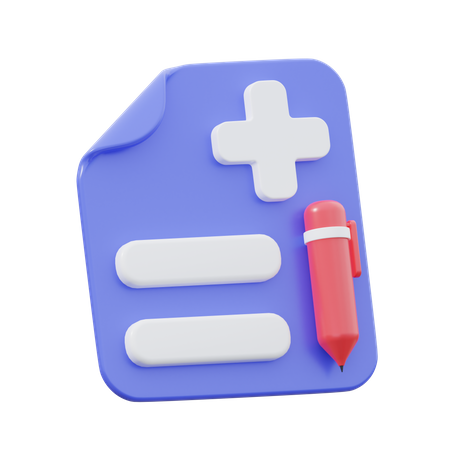 Prescripción  3D Icon
