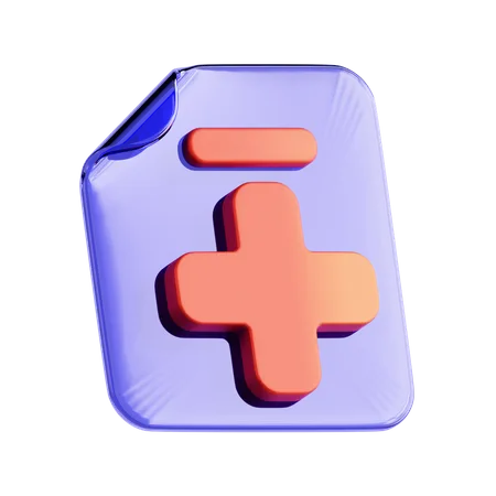 Prescripción  3D Icon