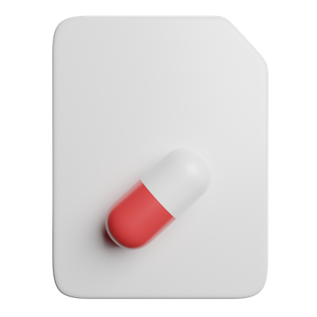 Prescription  3D Icon