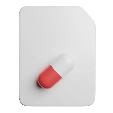 Prescription  3D Icon