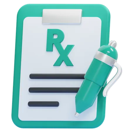 Prescription  3D Icon