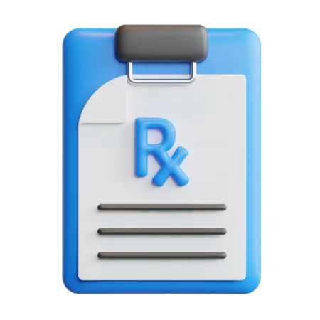 Prescription  3D Icon