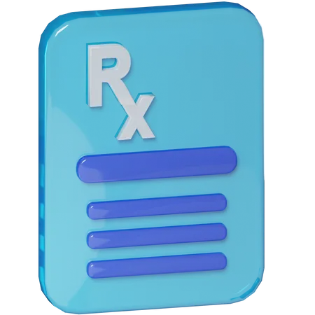 Prescription  3D Icon