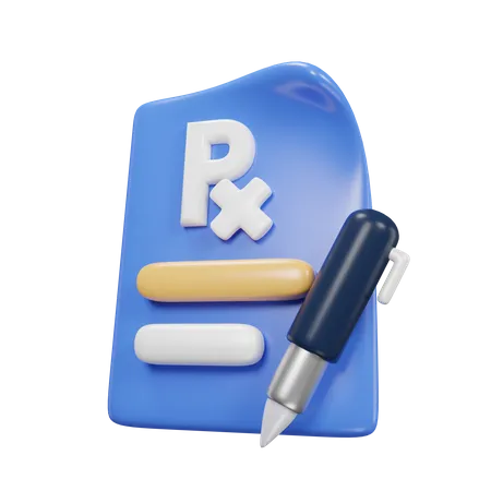 Prescription  3D Icon