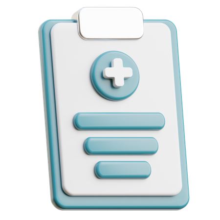 Prescription médicale  3D Icon