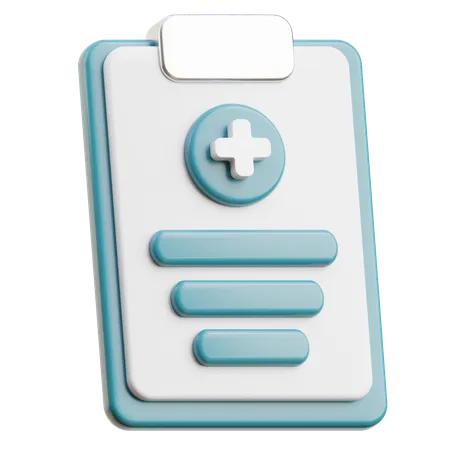 Prescription médicale  3D Icon