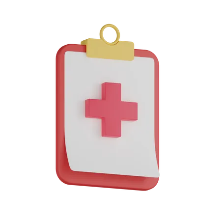 Prescription médicale  3D Icon