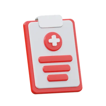 Prescription médicale  3D Icon