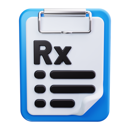 Prescription Pad  3D Icon