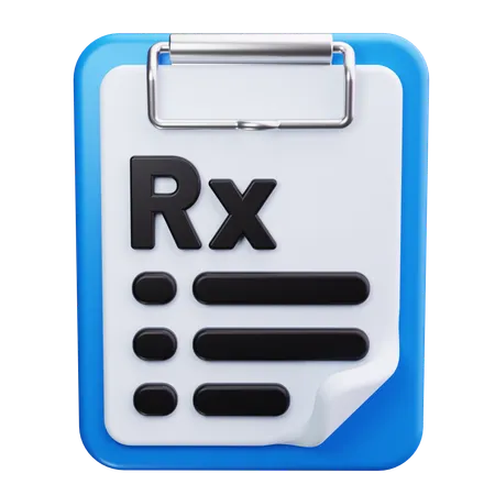 Prescription Pad  3D Icon