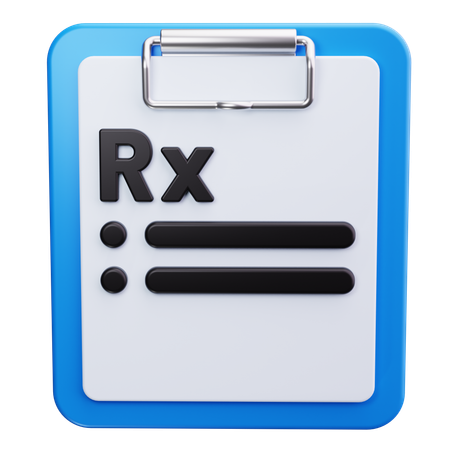 Prescription Pad  3D Icon