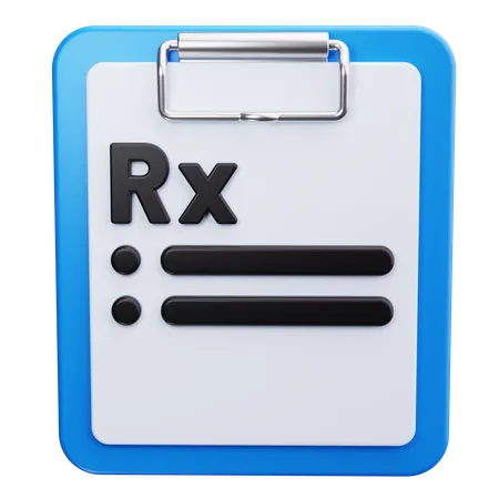 Prescription Pad  3D Icon