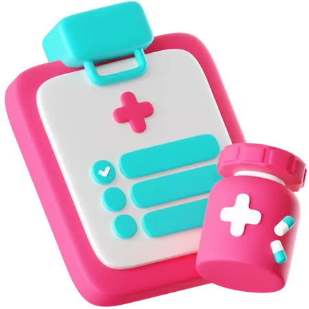 Prescription Pad  3D Icon