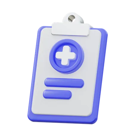 Prescription Report  3D Icon