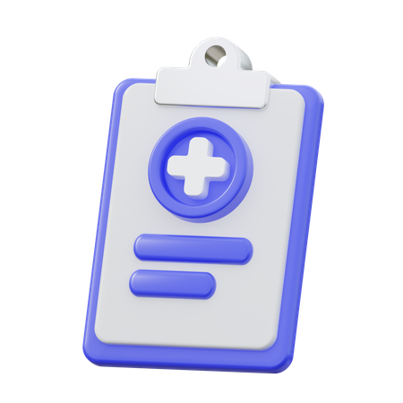 Prescription Report  3D Icon