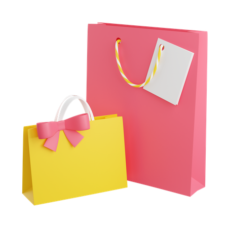 Present Bags  3D Icon