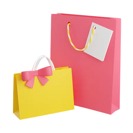 Present Bags  3D Icon