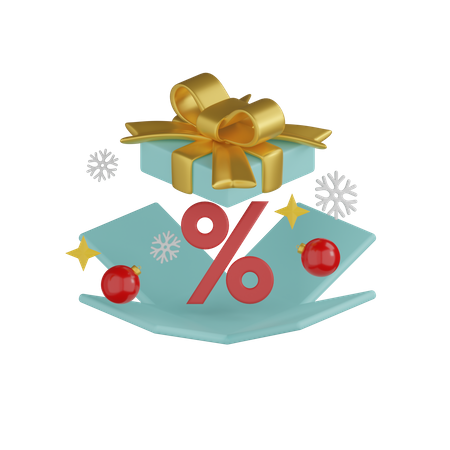 Present Discount  3D Icon