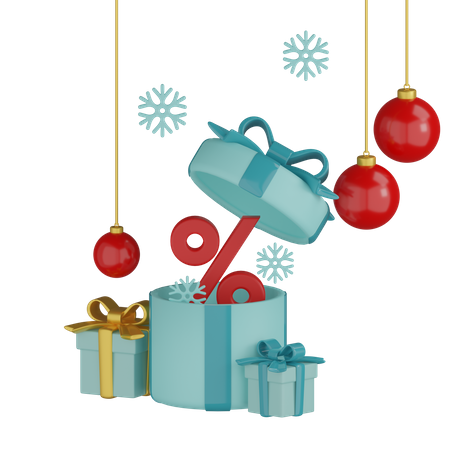 Present Discount  3D Icon