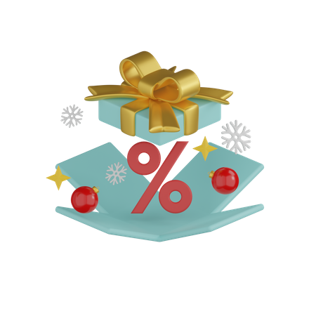 Present Discount  3D Icon