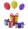 Present With Balloon