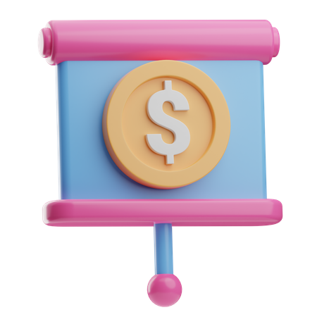 Presentación financiera  3D Icon