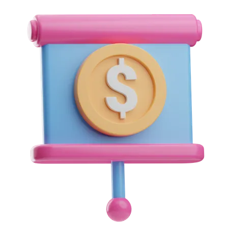 Presentación financiera  3D Icon