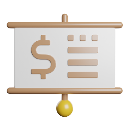 Presentation  3D Icon