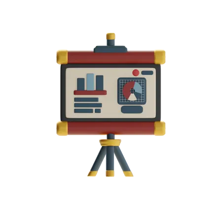 프레젠테이션  3D Icon