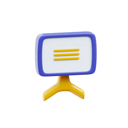 Presentation  3D Icon