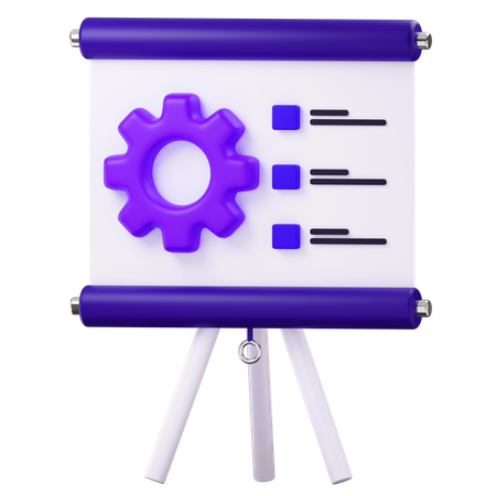 Presentation  3D Icon