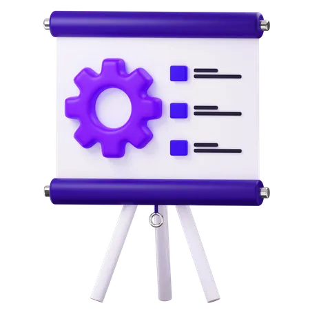 Presentation  3D Icon