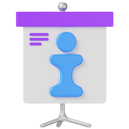 Presentation  3D Icon