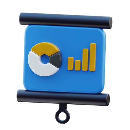 Presentation  3D Icon