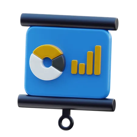 Presentation  3D Icon