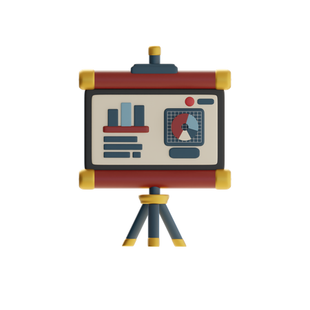 Presentation  3D Icon