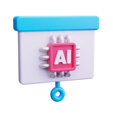 Presentation  3D Icon