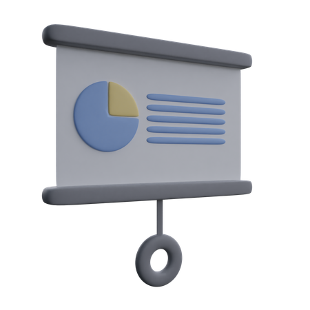 Presentation  3D Icon