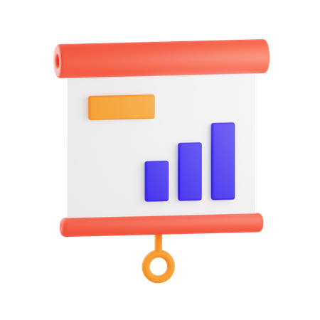 Presentation  3D Icon