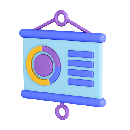 Presentation  3D Icon